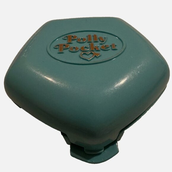 Polly Pocket Dr Polly's Baby Care Centre Nursery Blue 2 Figure Bluebird 1992 Vtg - Picture 4 of 6